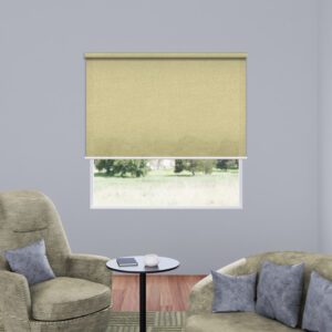 Creamy Plain Translucent Roller Blind
