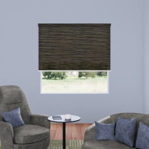 Stripes Copper Translucent Roller Blind