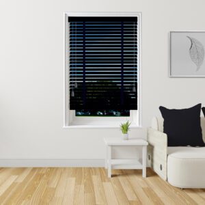 Black Wood Venetian Blind 50mm