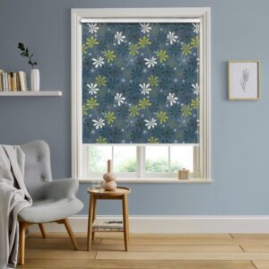 Lilly Floral Blackout Roller Blind