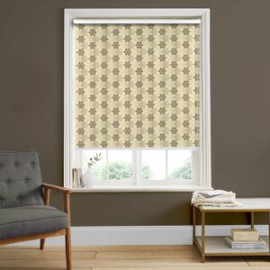 Hampton Geometric HoneyComb Design Blackout Roller Blinds