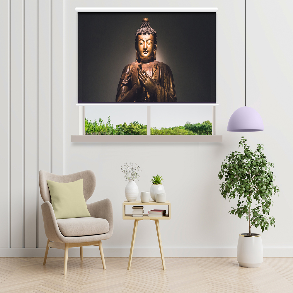 Poster mockup with vertical frames on empty white wall in living