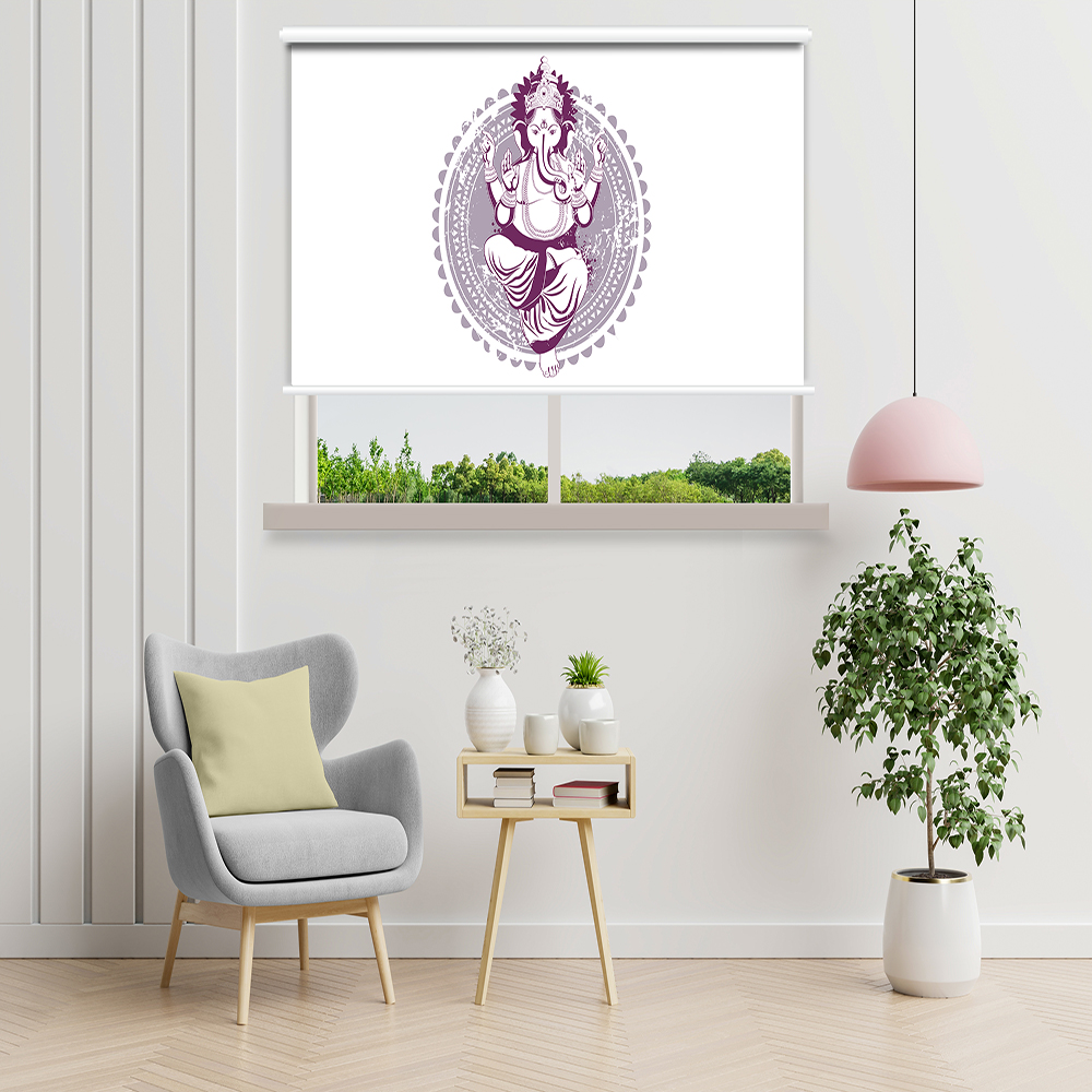 Poster mockup with vertical frames on empty white wall in living