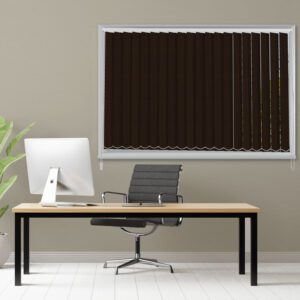 Brown Balance Stripes Vertical Blind