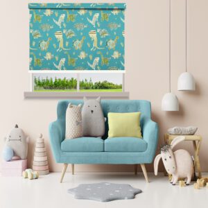 Cartoon Animals Kids Design Blinds