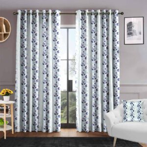 Blue Climbing Leaf Kia Curtain