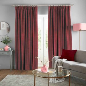 Maroon Plain Curtain
