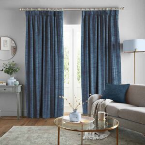 Indigo Plain Curtain